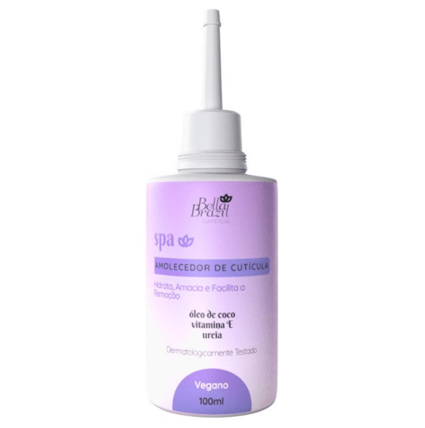 Amolecedor de Cutícula Bella Brazil Vegano 100ml